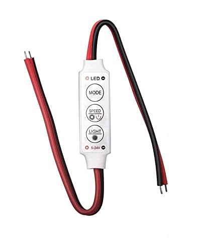 1PCS 3 Keys 12V Dimmer Single LED Strip Light Amplifier Controller - Image 5