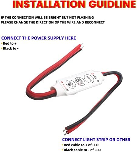 1PCS 3 Keys 12V Dimmer Single LED Strip Light Amplifier Controller - Image 2