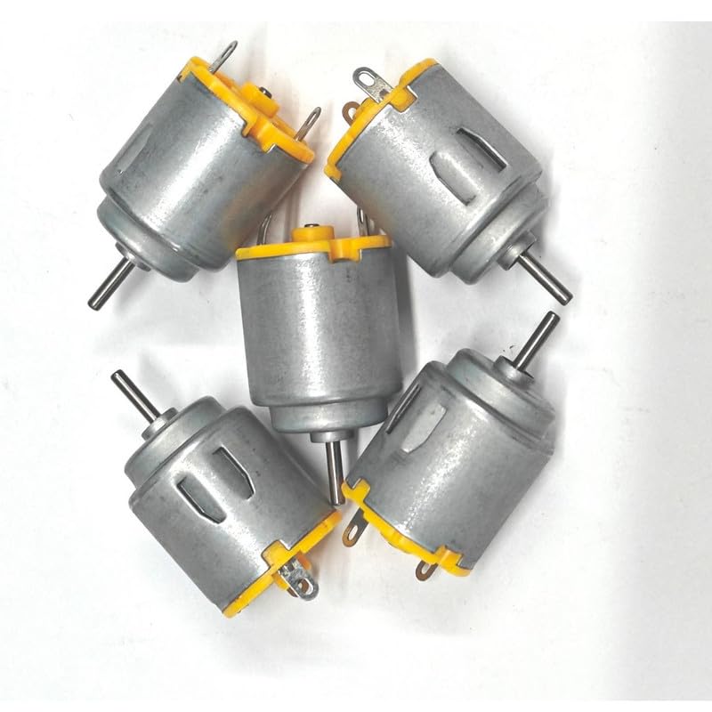 5 Pcs Compact 5V DC Round Toy Motor for Educational and Creative Use - Image 4