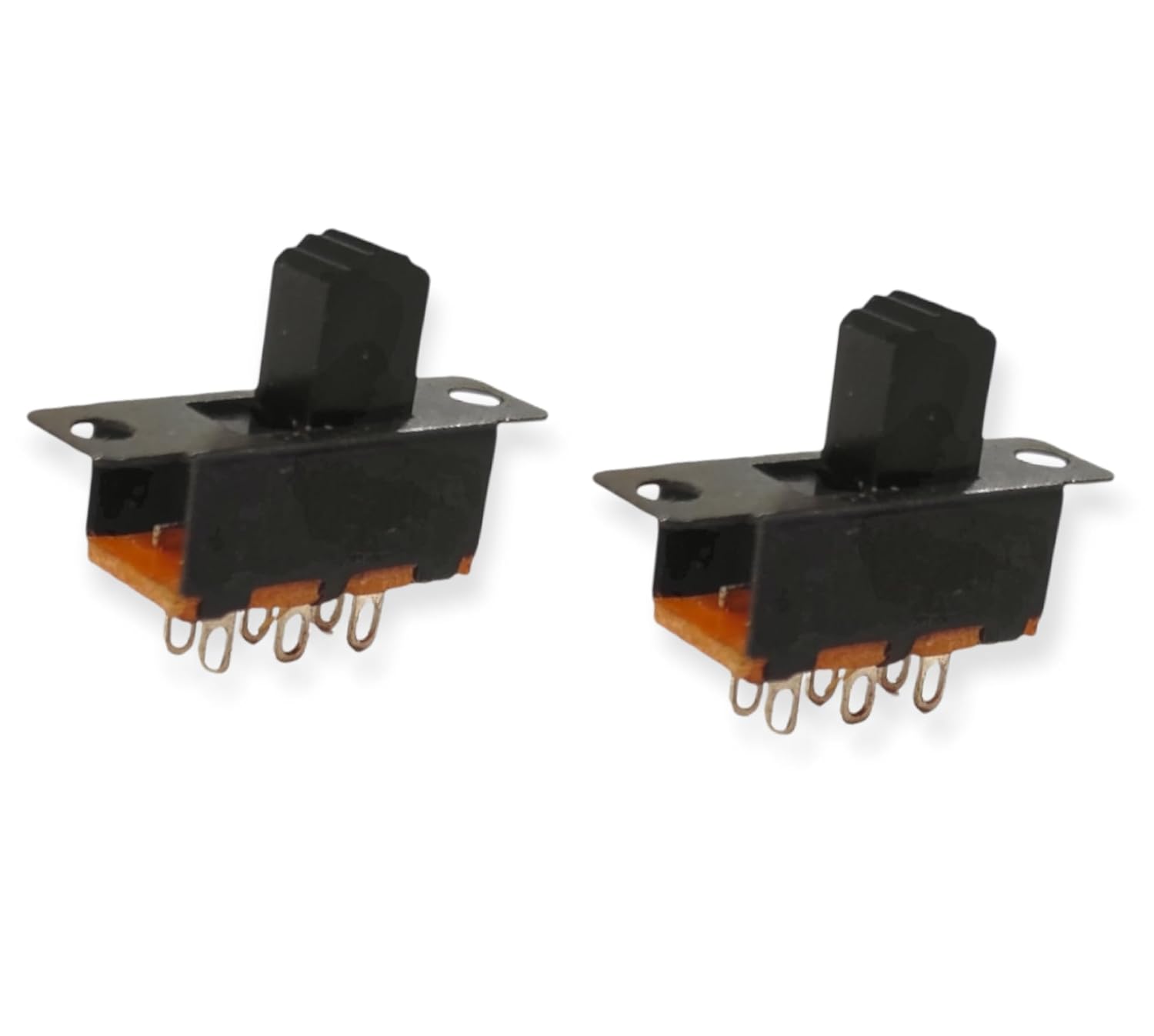 6 PIN SLIDE SWITCH 2 WAY MINI MOUNT ELECTRONIC TRANSVERSE HANDLE 10PCS - Image 4