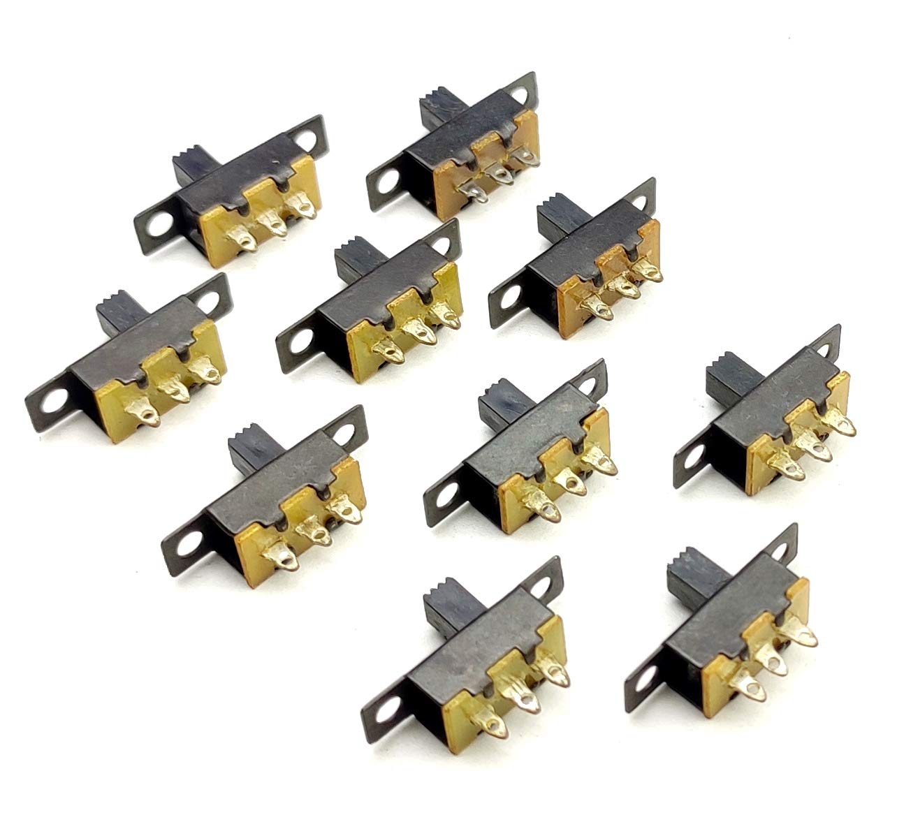 20PCS Mini Size SPDT Slide Switch On-Off 3-Pin 0.3A - Image 2