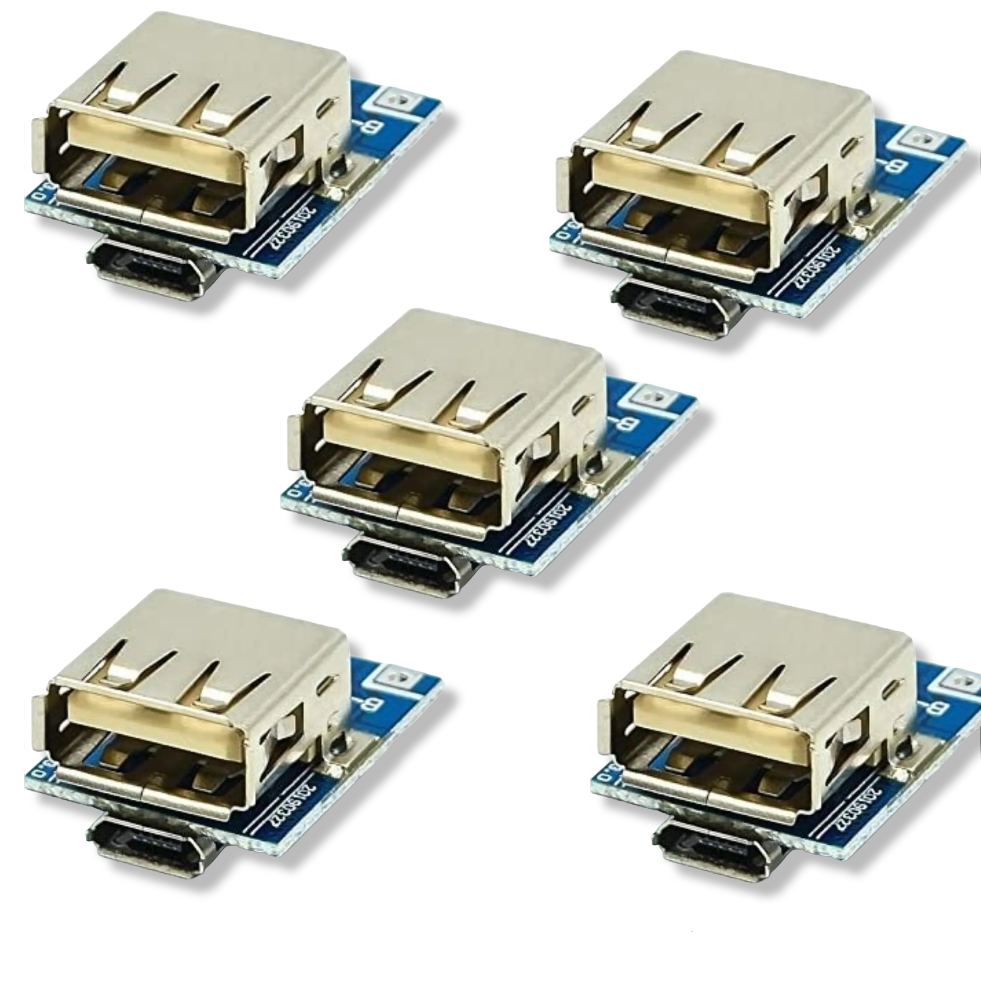 2PIECES 134N3P Micro USB Mini 5V Powerbank Module Lithium Battery Charging Board with Single Battery Indicator for Science Experiments, School Projects, and DIY Electronics - Image 3