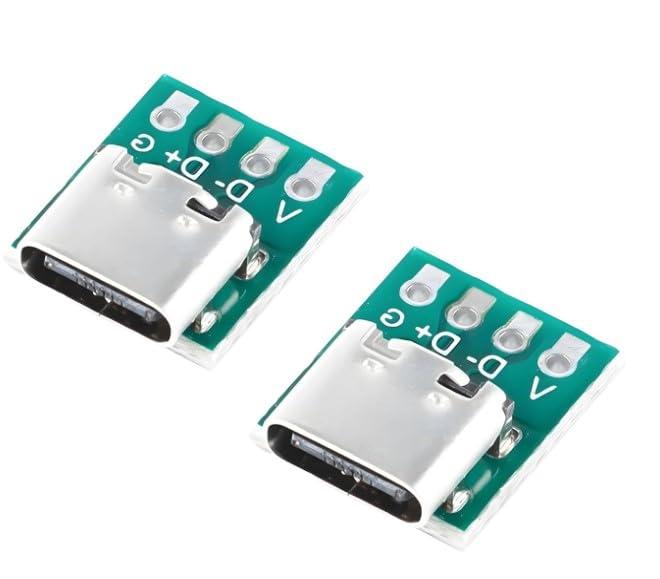 UNIVERSAL HUB Pack of 10 3.1 Type-C 4 PIN Female Connector Breakout Board Fully Tested