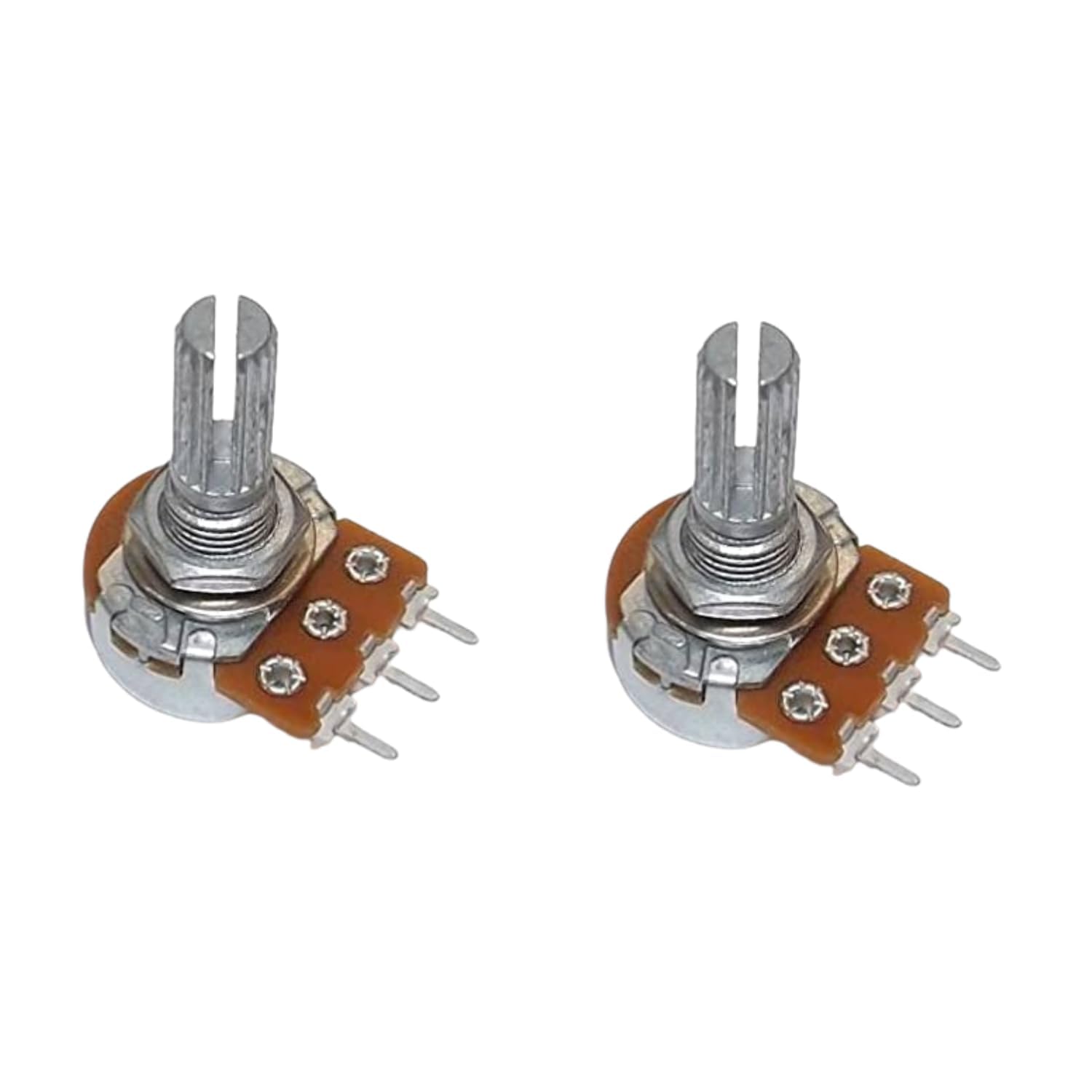 UNIVERSAL HUB 10K ohm 3pin potentiometer, single variable resistor Round Pack of 10