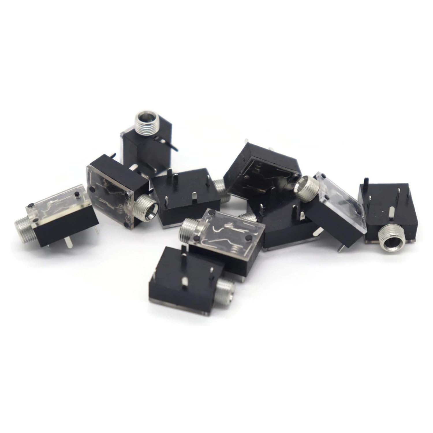 UNIVERSAL HUB 5Pin 3.5mm Stereo Audio Jack Socket PCB Panel Mount for Headphone With Nut PJ-324M (10) - Image 2