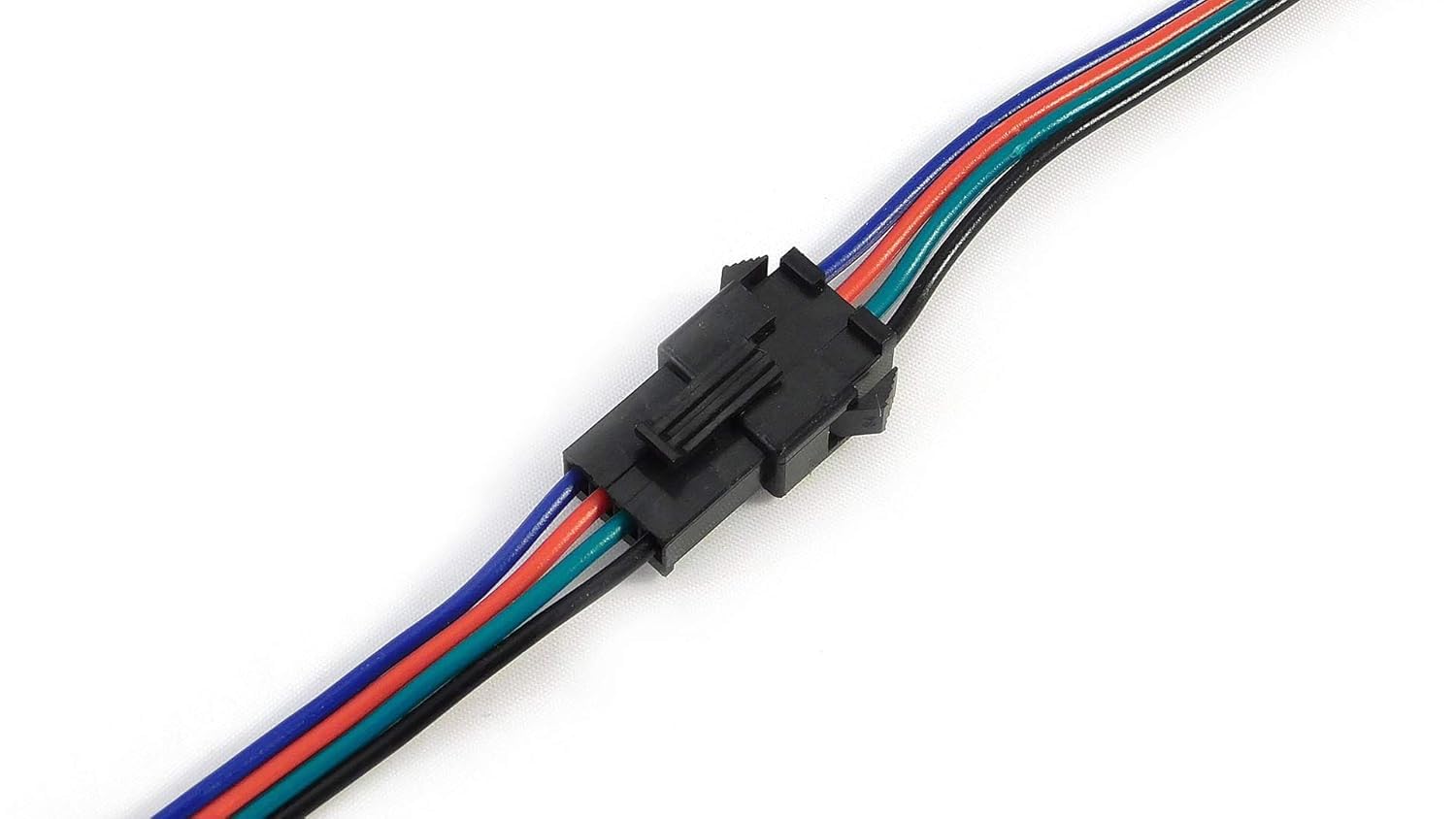 UNIVERSAL HUB 4 Pin JST SM Locking Type Connector Cable - 5 Sets (10 Pcs) Male and Female Plug with 4-Wire 115mm Cable, 2.54mm Pitch, 22 AWG for Ardino, Sensors & LED Lighting - Image 6