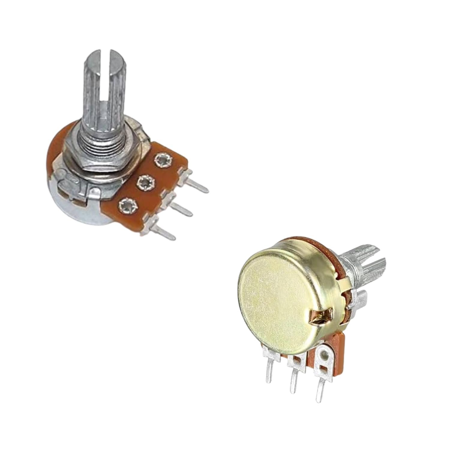 UNIVERSAL HUB 10K ohm 10Pcs 3Pin Round potentiometer, single variable resistor (Multicolor) - Image 2