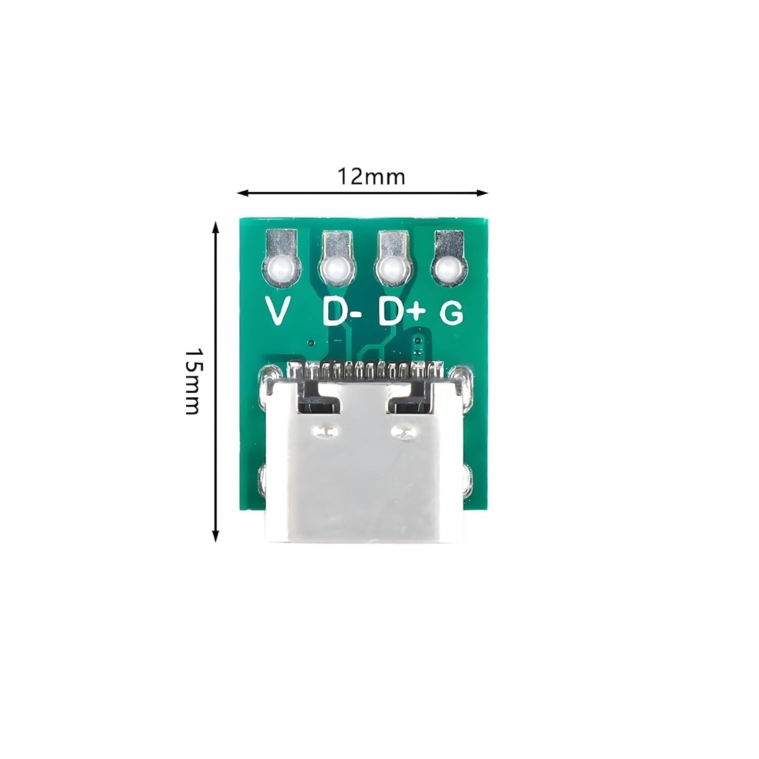 UNIVERSAL HUB Pack of 10 3.1 Type-C 4 PIN Female Connector Breakout Board Fully Tested - Image 2