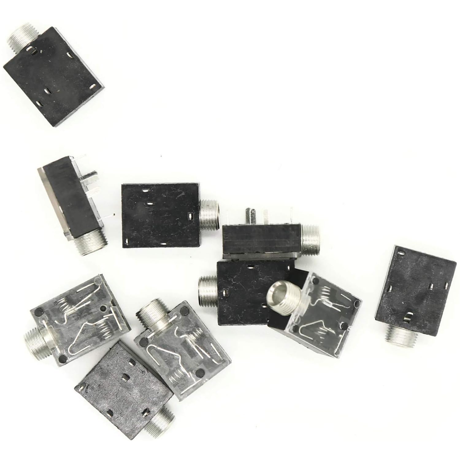UNIVERSAL HUB 5Pin 3.5mm Stereo Audio Jack Socket PCB Panel Mount for Headphone With Nut PJ-324M (10) - Image 3