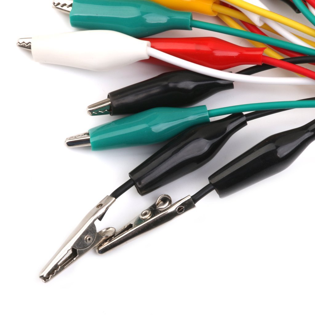 UNIVERSAL HUB 34MM Double Ended Crocodile Clips Cable Alligator Clips Wire Testing 5PAIR - Image 2