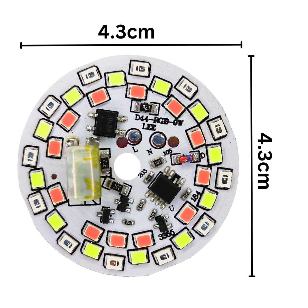 UNIVERSAL HUB 9W Multicolor Dob 5Pcs Direct On Board Led Light For Bedroom,Kitchen,Bathroom. - Image 4