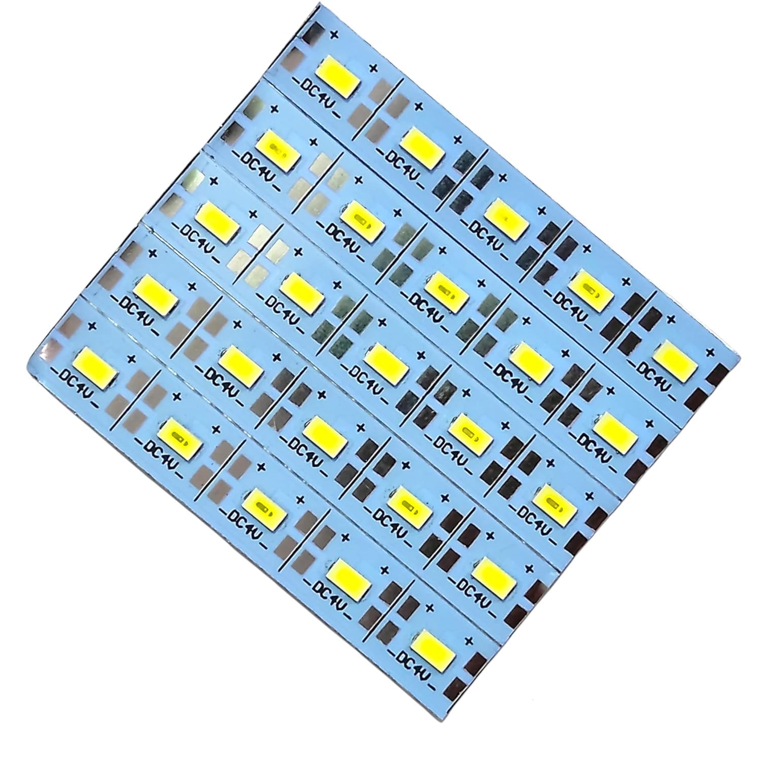 UNIVERSAL HUB 4V 25 LED Aluminium Strip Light Bulbs for Kitchen Cabinet,Counter,Showcase Vehicle Replace