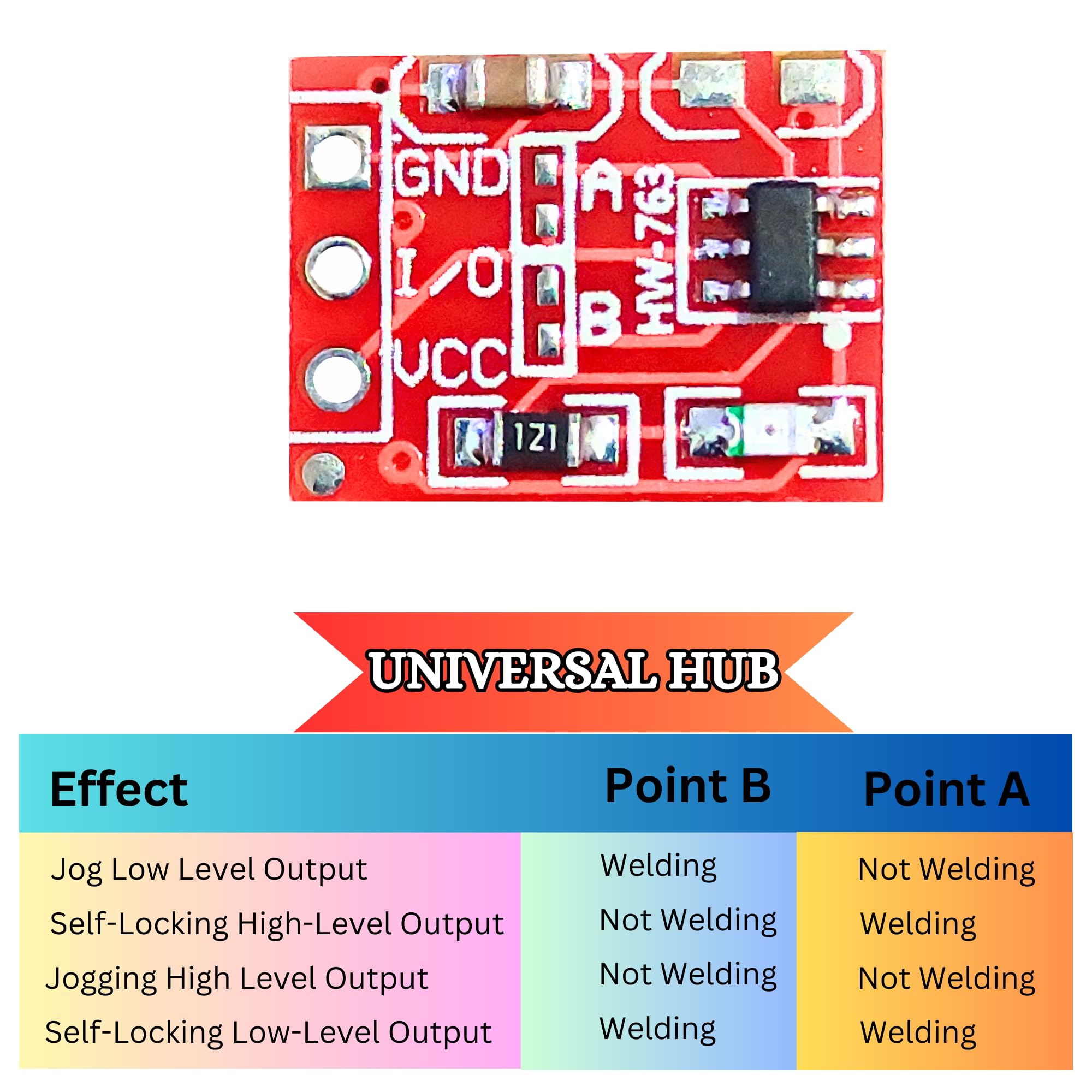 UNIVERSAL HUB TTP223 Touch Key Switch Modules - Capacitive Touching Button Self-Locking/No-Locking Jog 2.5-5.5V 20Pcs - Image 2