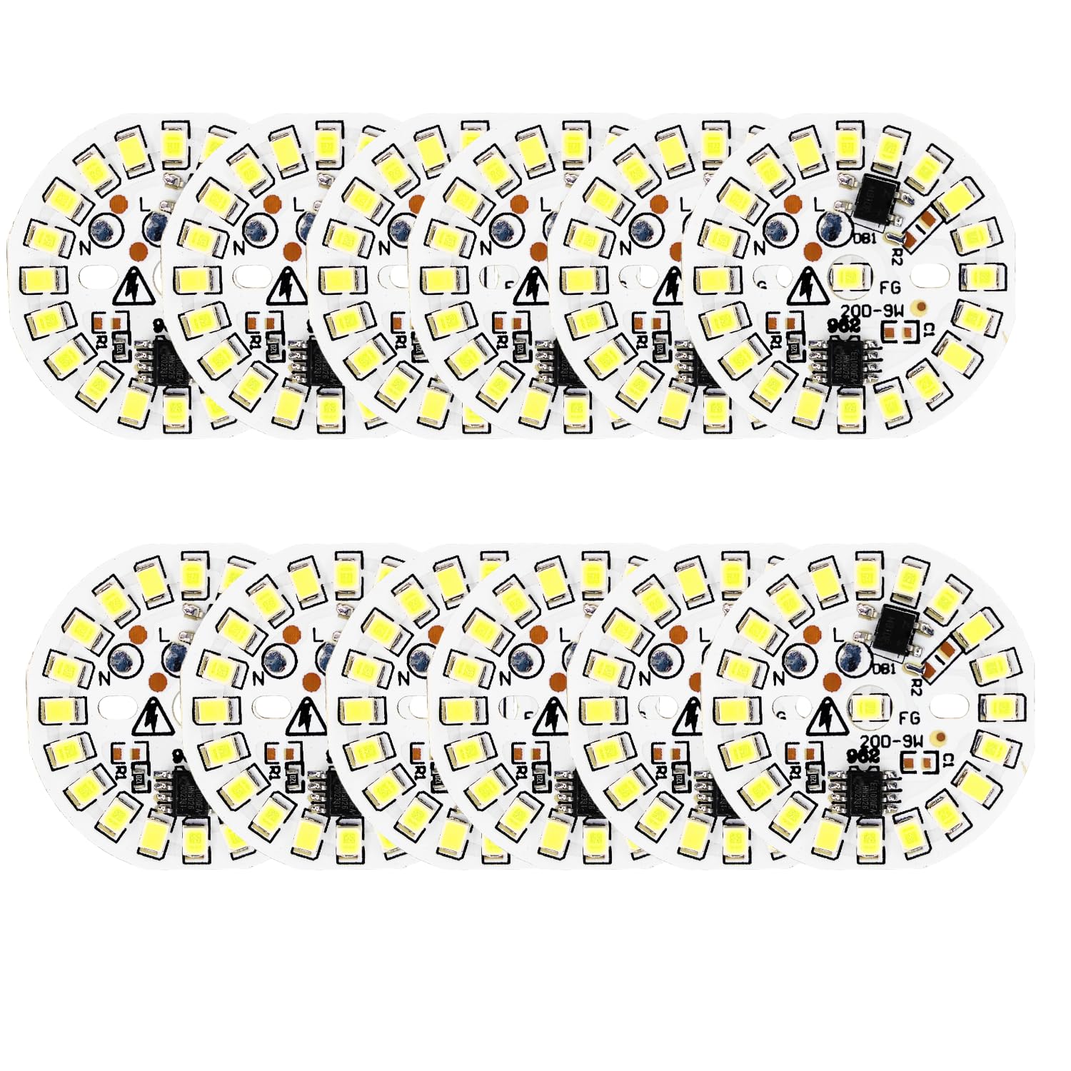 UNIVERSAL HUB 9w DOB Led Light High Brightness Direct On Board (Cool White)