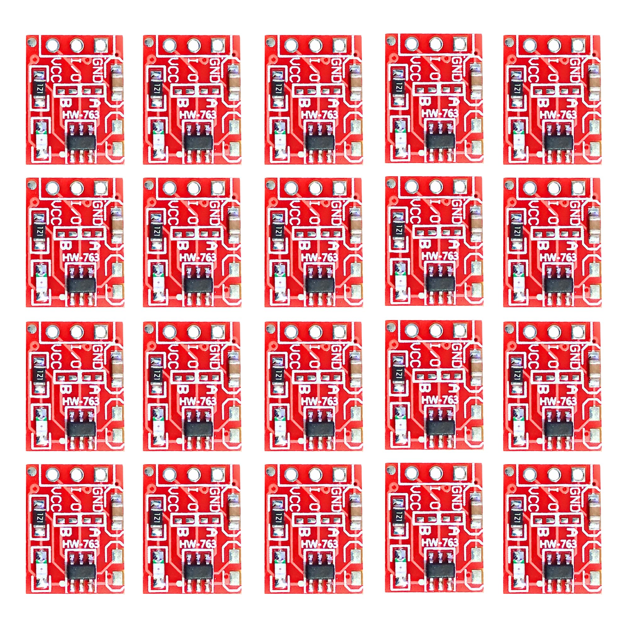 UNIVERSAL HUB TTP223 Touch Key Switch Modules - Capacitive Touching Button Self-Locking/No-Locking Jog 2.5-5.5V 20Pcs