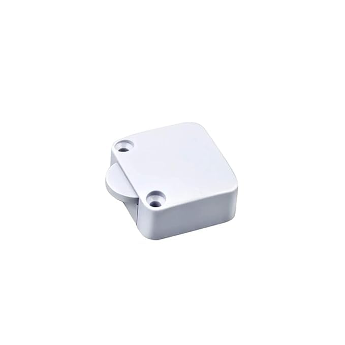 Universal Hub Automatic Wardrobe & Cabinet Door Switch ? Push-On/Off Lighting Control for Closet & Furniture Lamps White 1Pcs