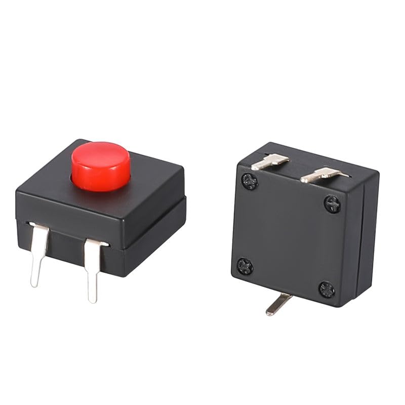 Universal Hub 3 Pin On/On/Off Self Lock Tactile Switch, 1A 30V (100, RED)