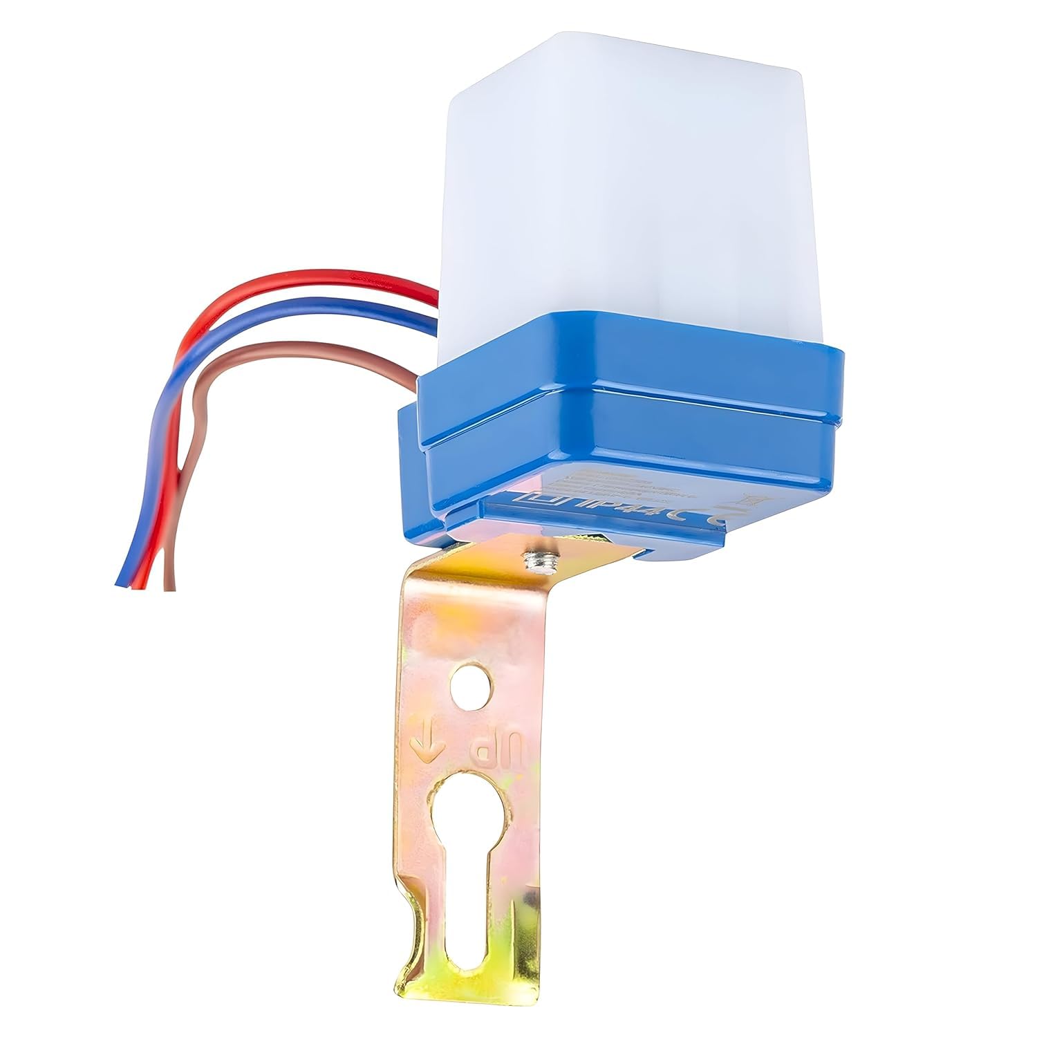 Universal Hub 3Pcs Photocell Light Sensor Switch, AC DC 220V 10A Auto On Off Day/Night Photoswitch, with Mounting Bracket