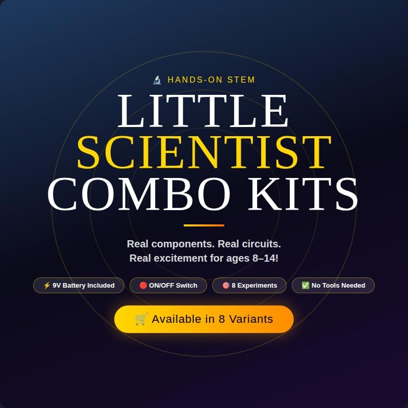 Universal Hub Combo 2 BO Motor, Rocker Switch Battery Clip and Battery Science Project Kit | Electronic Experiment Kit for Kids 8-14 Years - Image 7