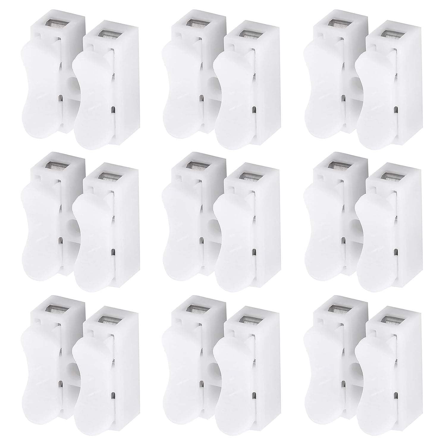Universal Hub 100 Pcs Cable Connector Clamp Spring Connector Terminal Block FOR Wire LED Strip Light Wire Connecting