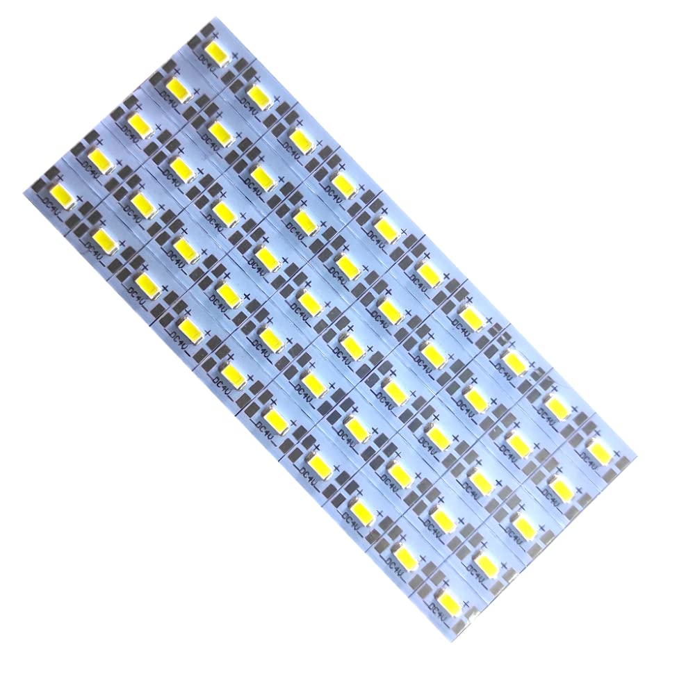DC 4V 50 LEDs Aluminium Strip Light, White Color, High Brightness, 5 Watts