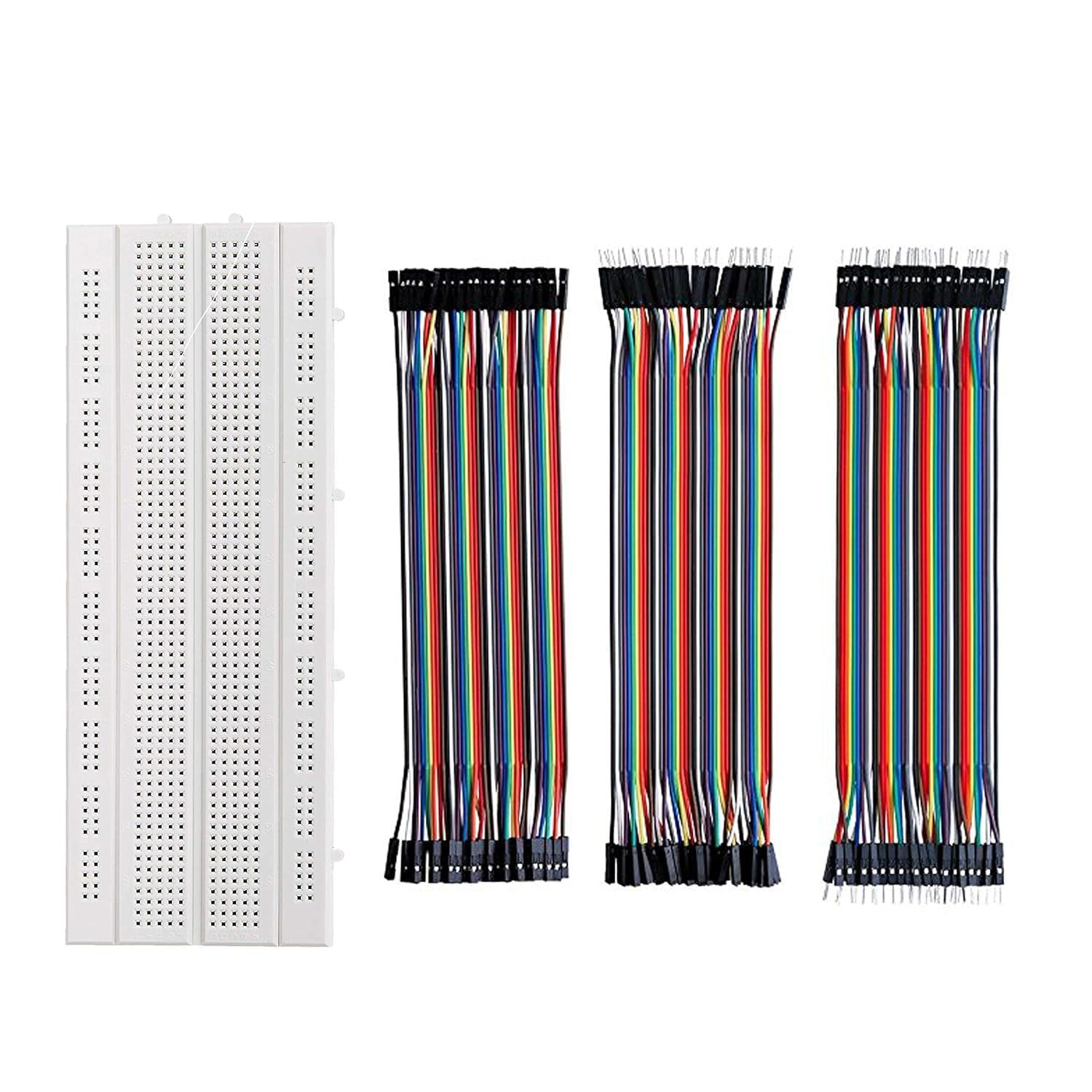 Universal Hub Breadboard 840 point with Jumper wires Set (40+40+40)