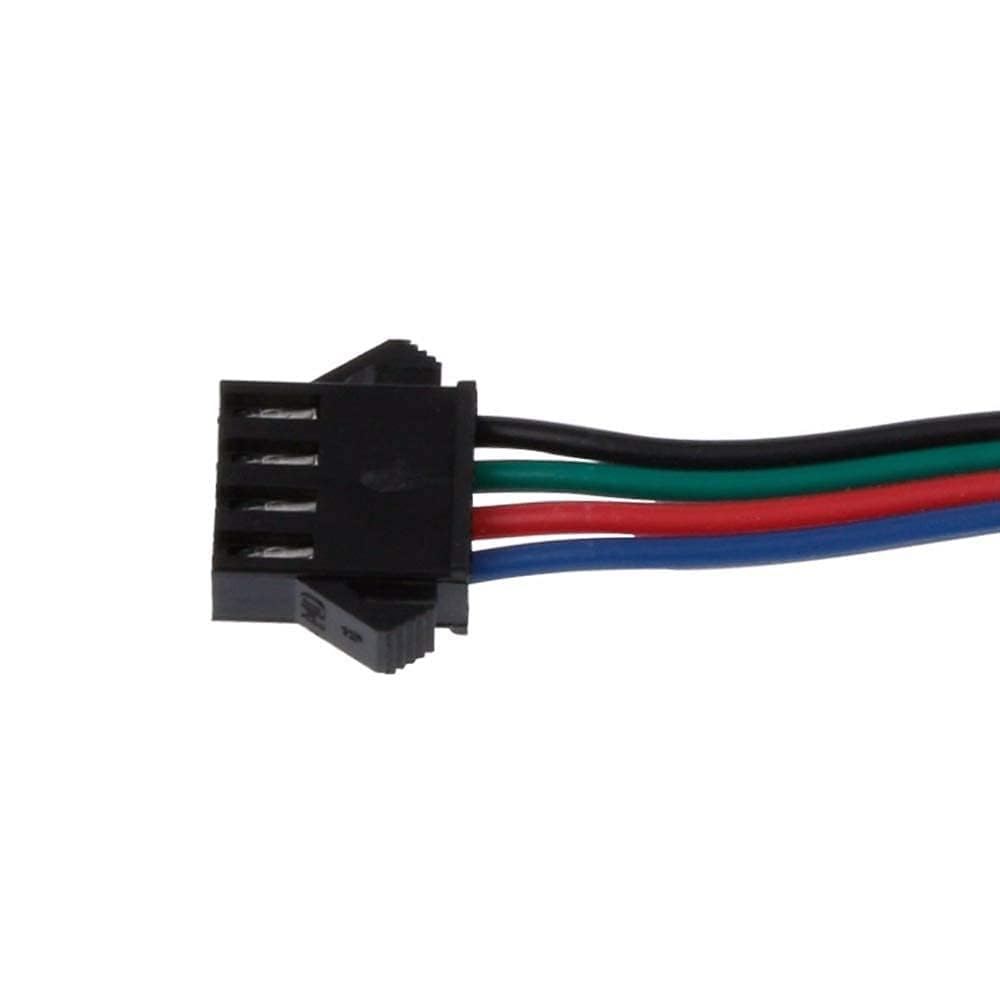 UNIVERSAL HUB 4 Pin JST SM Locking Type Connector Cable - 5 Sets (10 Pcs) Male and Female Plug with 4-Wire 115mm Cable, 2.54mm Pitch, 22 AWG for Ardino, Sensors & LED Lighting