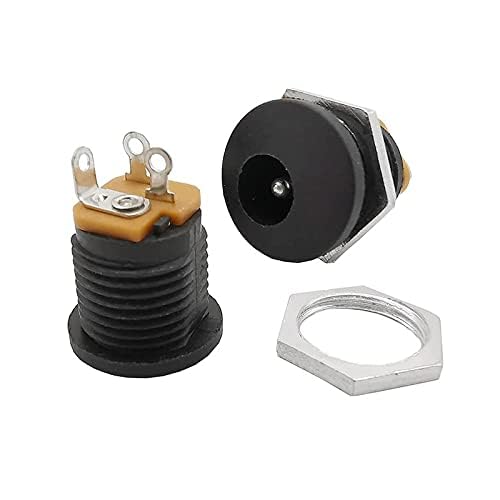 Universal Hub 5 Pairs Solderless 5.5 x 2.1mm DC Power Jack & Plug Set, Screw Terminal Panel Mount Connector for 12V CCTV & DIY Electronics - Image 4