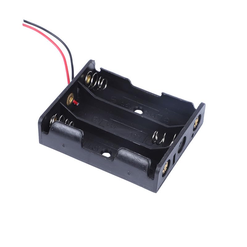 UNIVERSAL HUB 18650 3Slot Button Battery holder with Wire Leads for lithium battery Pack of 2 - Image 4