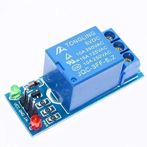 Universl Hub1PCS 5V 1 Channel Relay Module, compatible with 5V Microcontroller, Electronic Component