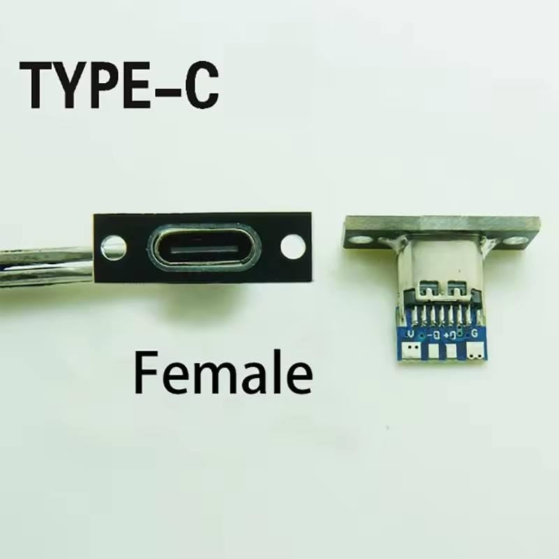 Universal Hub 5PCS USB-C NUT 4 Pin Connector Jack ? Heavy-Duty Type-C Female NUT Socket for Power & Charging - Image 5