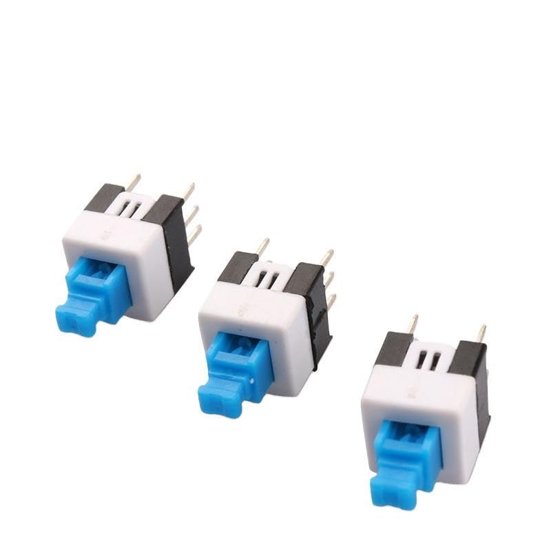 Universal Hub 10PCS 6-Pin DPDT Latching Tactile Push Button Switch, 7x7mm, Self-Lock, 30V DC 0.1A, for PCB Electronics - Image 6