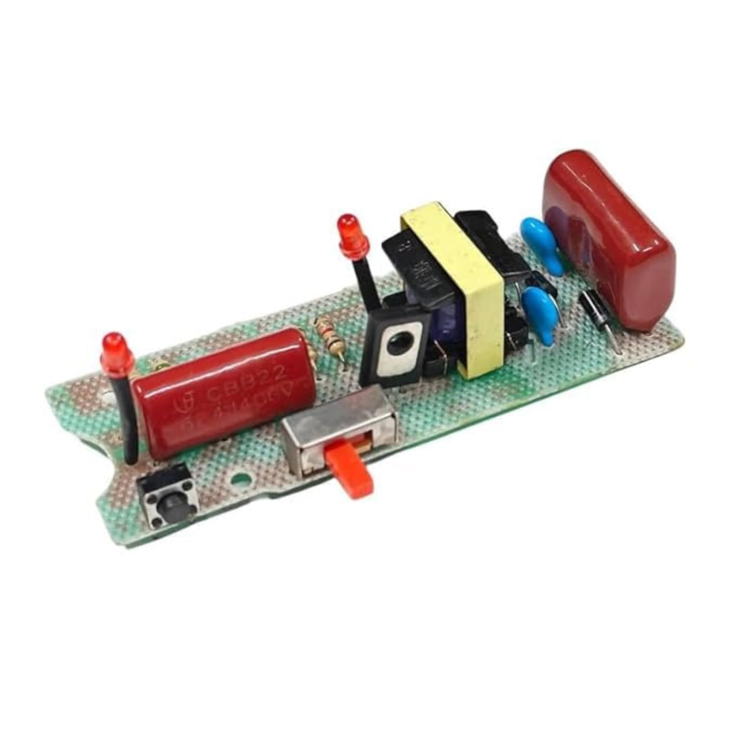 Universal Hub High Voltage Mosquito Racket Circuit Board Replacement PCB for Electronic Fly Swatters