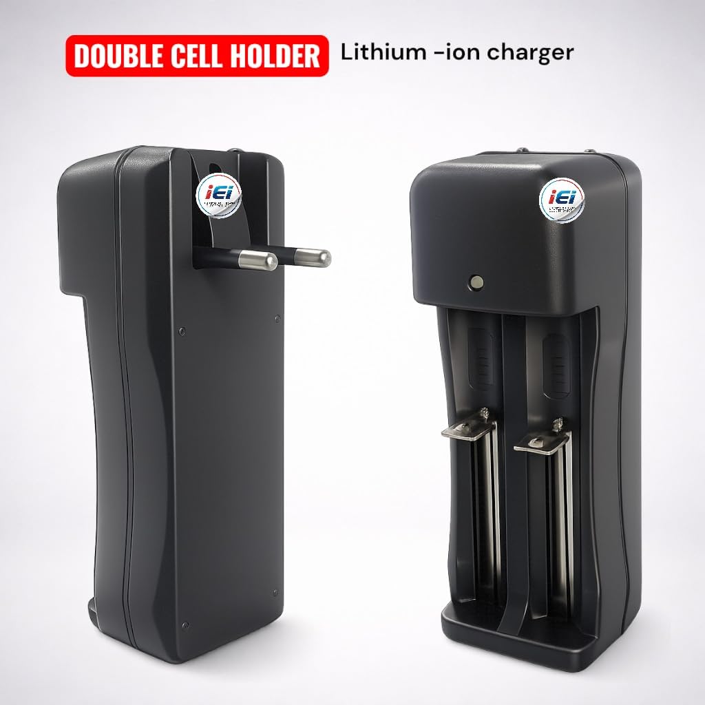 Universal Hub Li-ion Dual Slot Battery Charger for 18650, 3.7V Compatible - Image 5