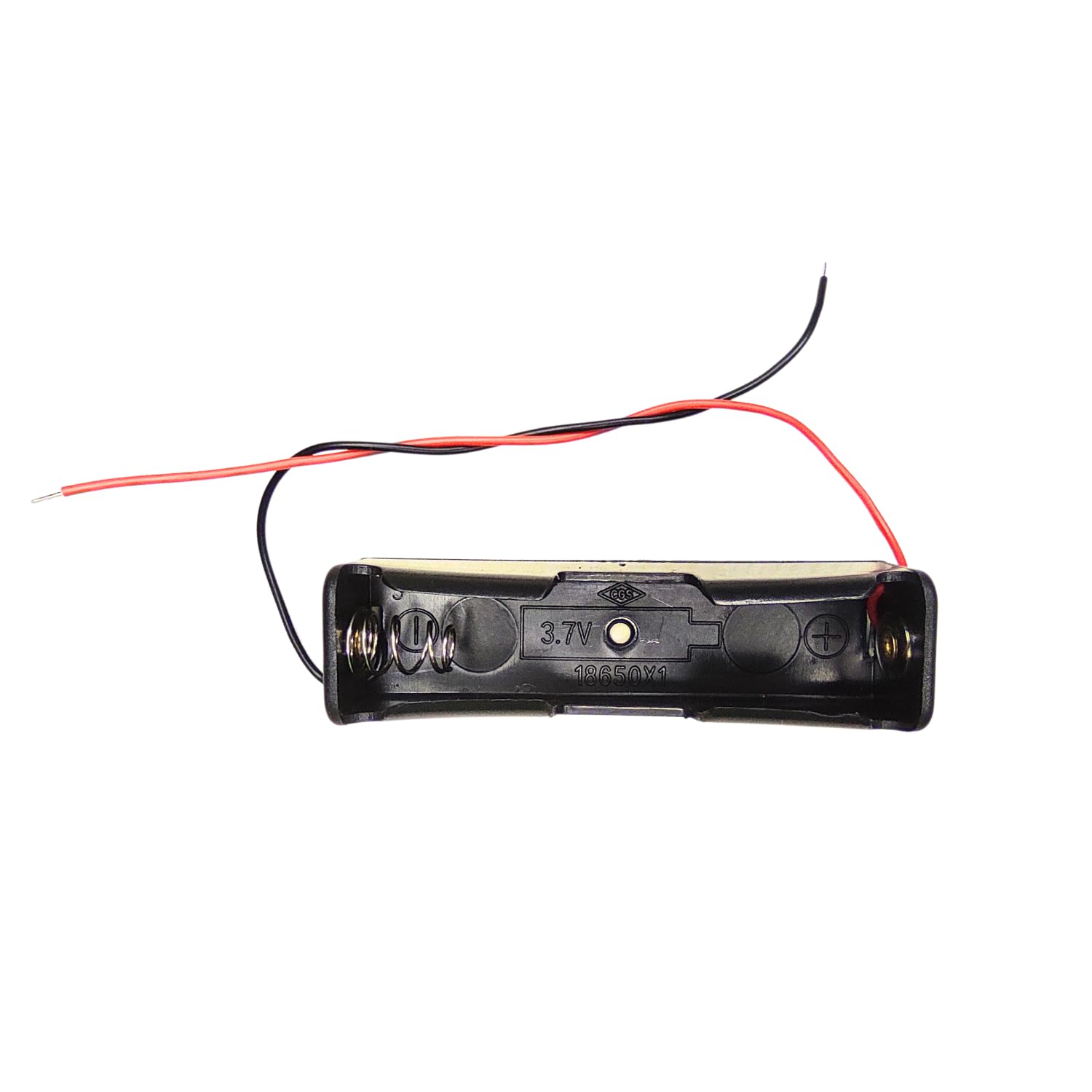 UNIVERSAL HUB 18650 1Slot Button Battery holder with Wire Leads for lithium battery Pack of 5