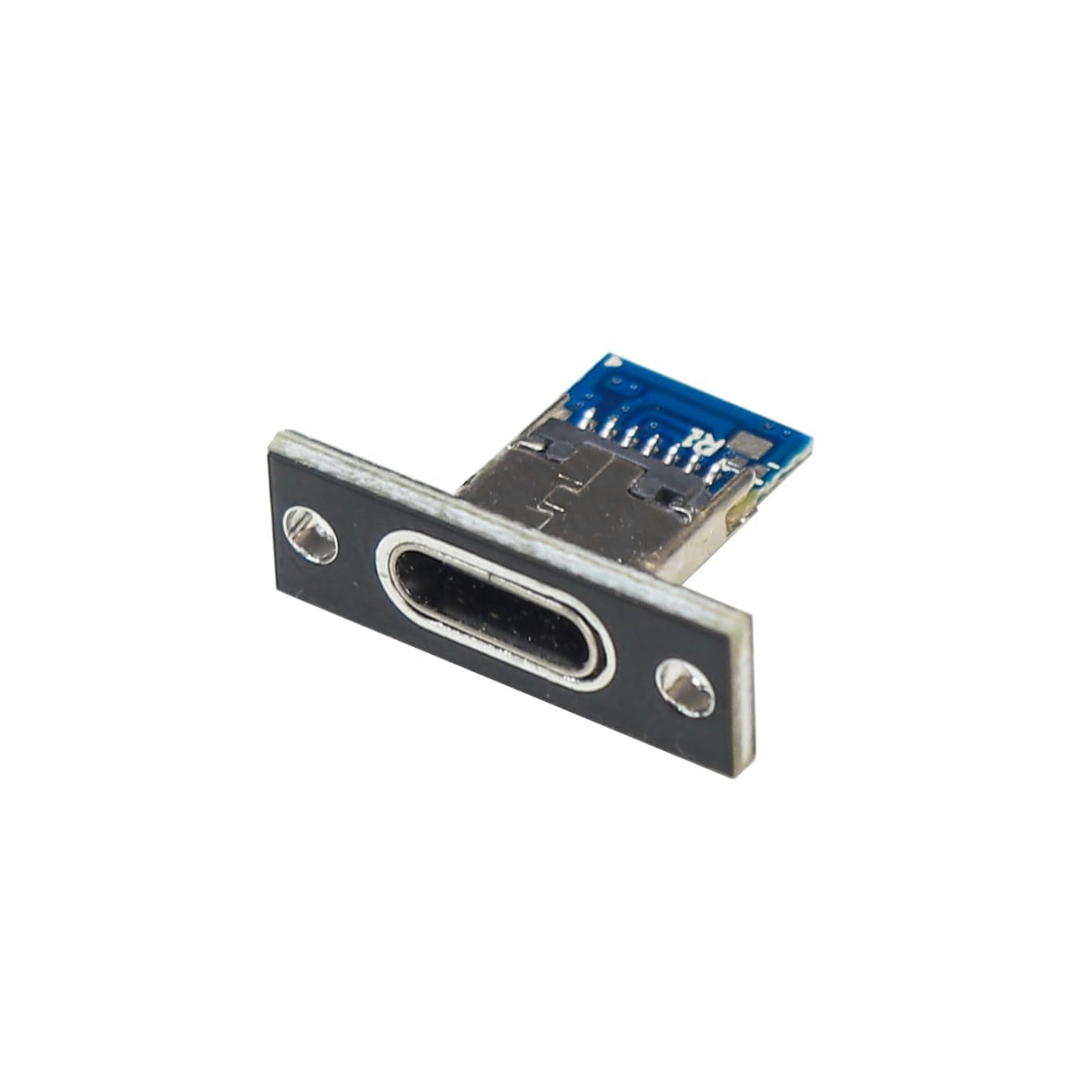Universal Hub USB 1PCS 3.1 Type-C 4 Pin Female Connector, Panel Mount, Red and Black, Data and Charging Port