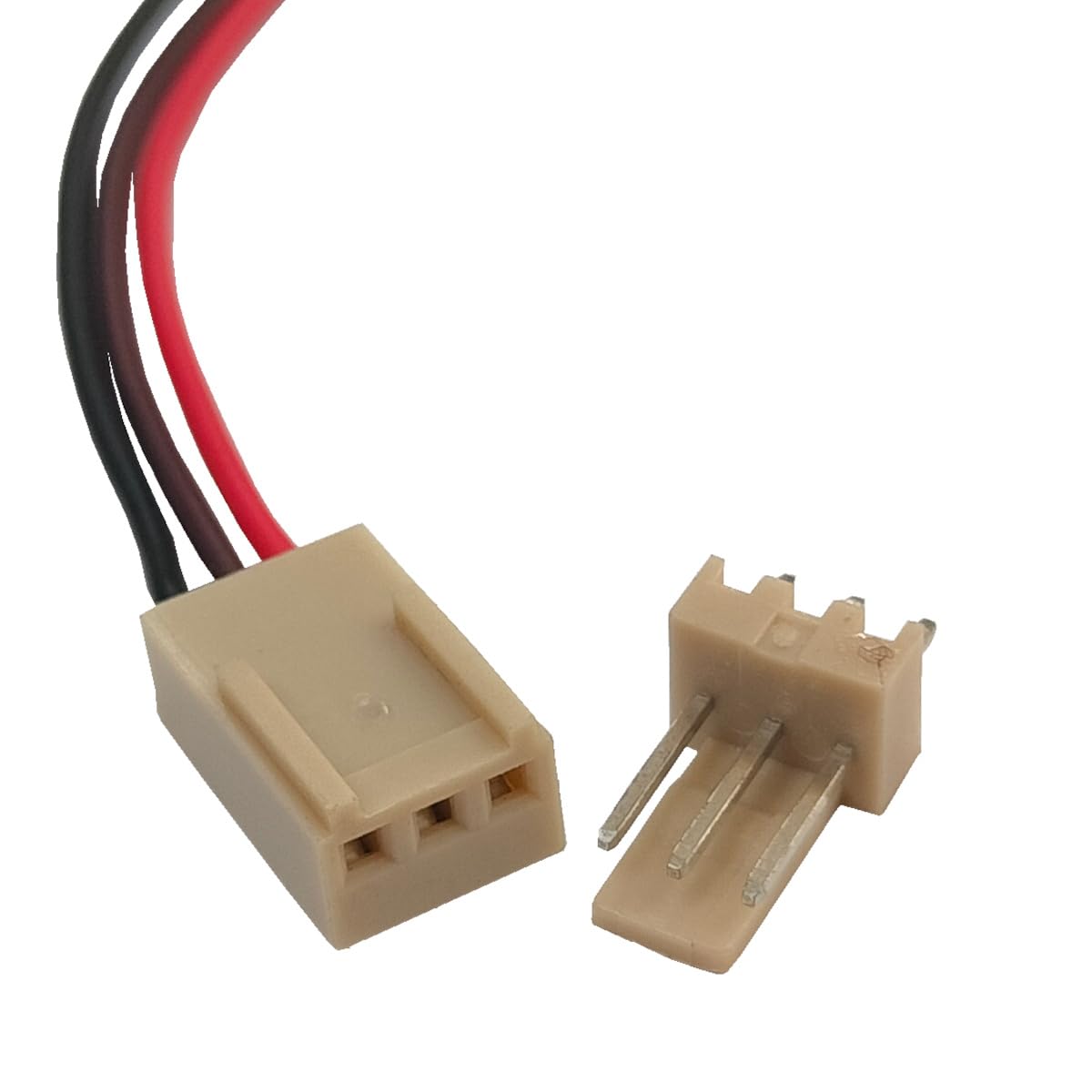 Universal Hub Pack of 5 Pair 3 Pin Male-Female Pair Relimate Wire Connector, Colour-Coded Copper Wires, 30 cm, DIY Electronics - Image 2