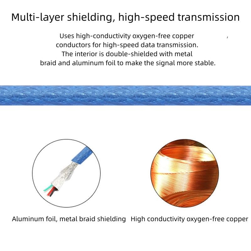 UNIVERSAL HUB USB A to B Cable for Arduino Uno and Mega, Blue, 30 cm, Compatible with Printer, Scanner, Server - Image 6