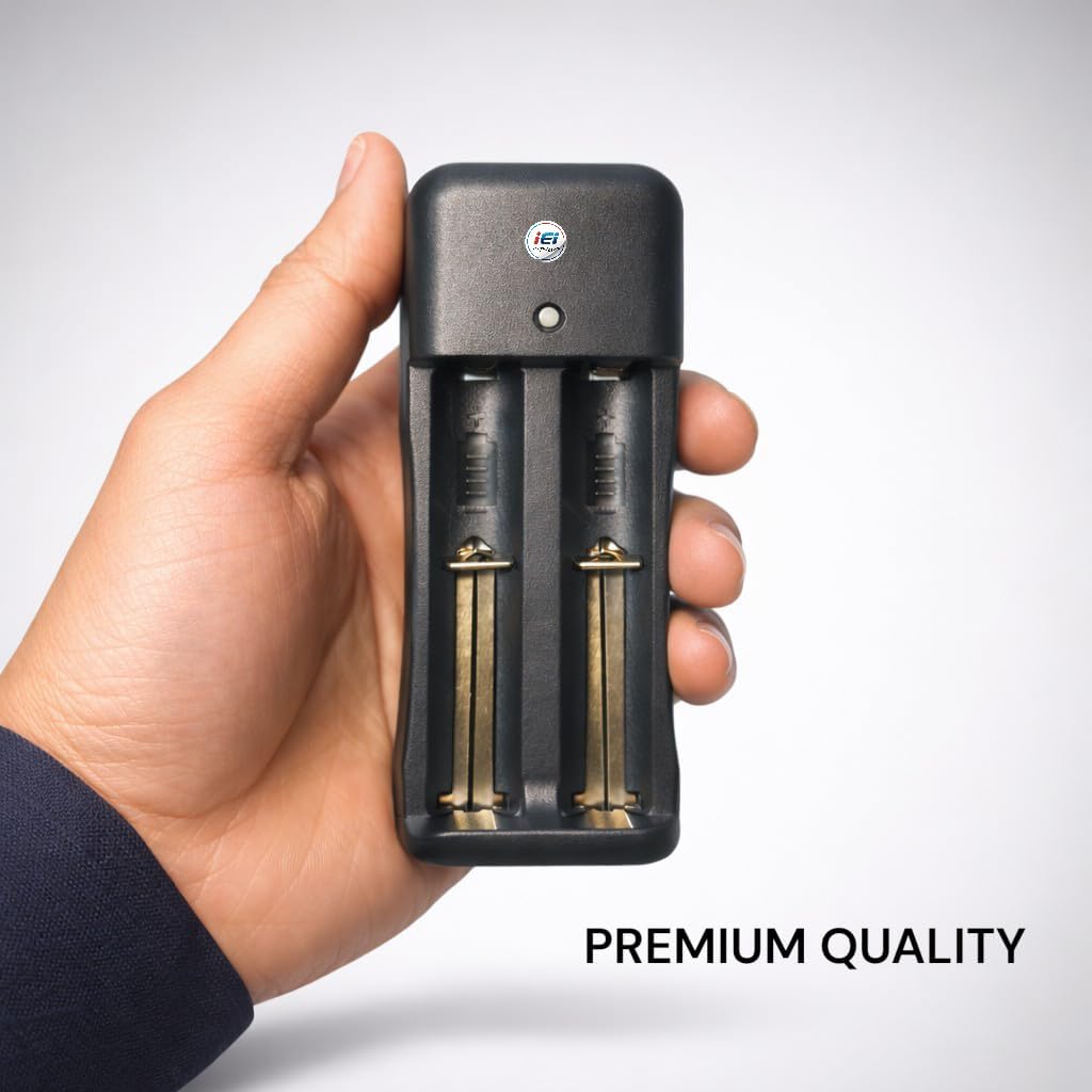 Universal Hub Li-ion Dual Slot Battery Charger for 18650, 3.7V Compatible - Image 3