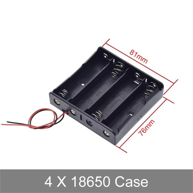 UNIVERSAL HUB TP 4056 & 4 Slot Battery Holder TP4056 Type-C USB Lithium Battery Charger Module with 18650 Battery Holder, 1A 5V Li-ion Charging Board with Overcharge & Over-Discharge Protection - Image 2