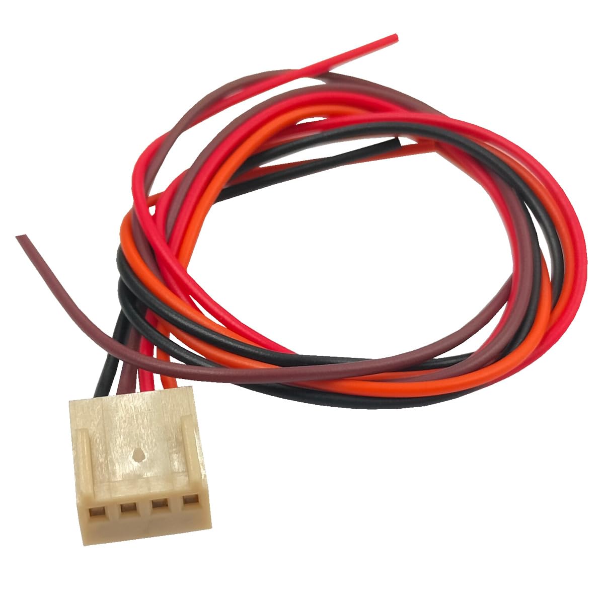 Universal Hub 5 Pair BrwnJST Male-Female 4 Pin Relimate Wire Connector, Colour-Coded Copper Wires, 30 cm, DIY Electronics - Image 3