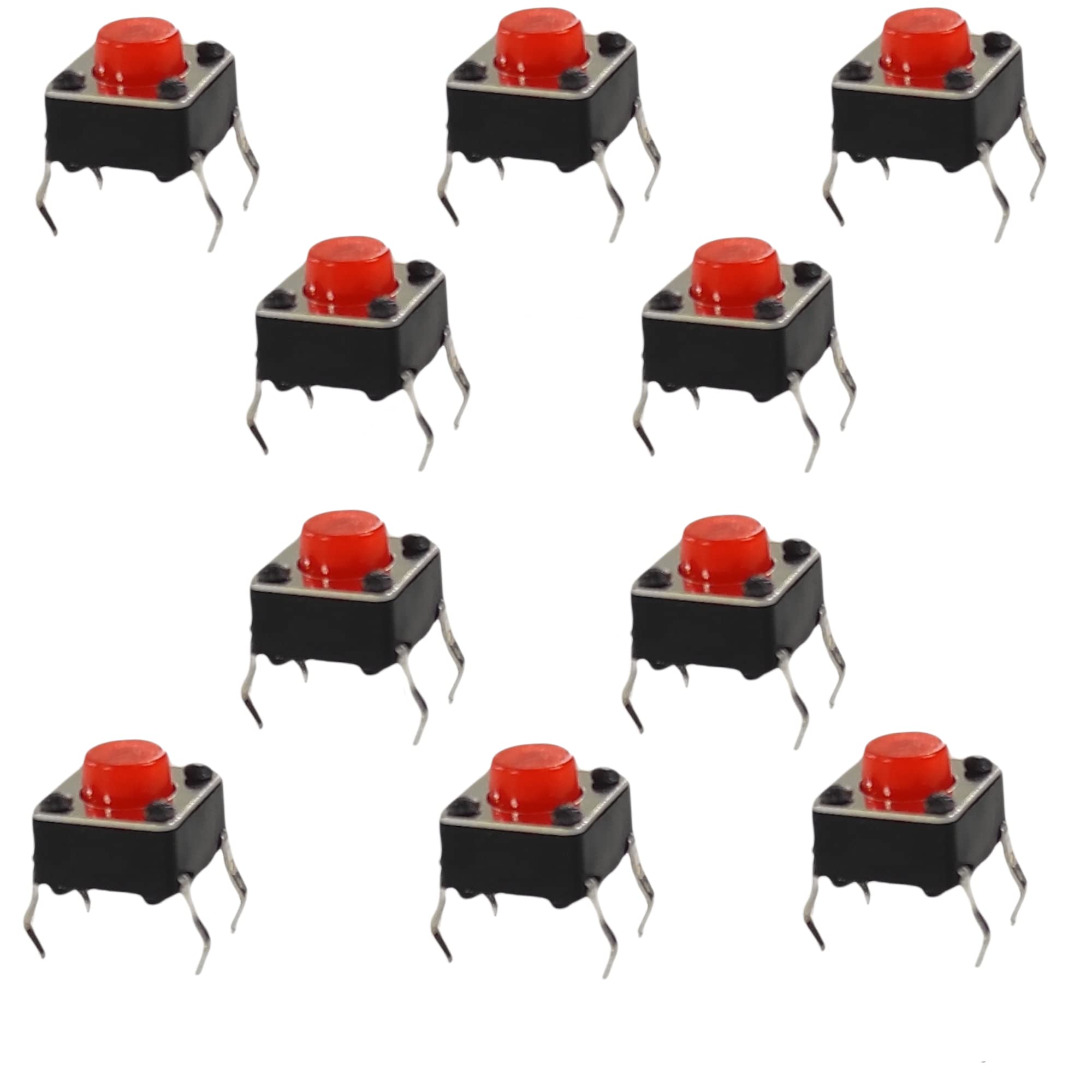 Tactile momentary push button Switch Micro Push to On Button, pack of 50 - Image 2