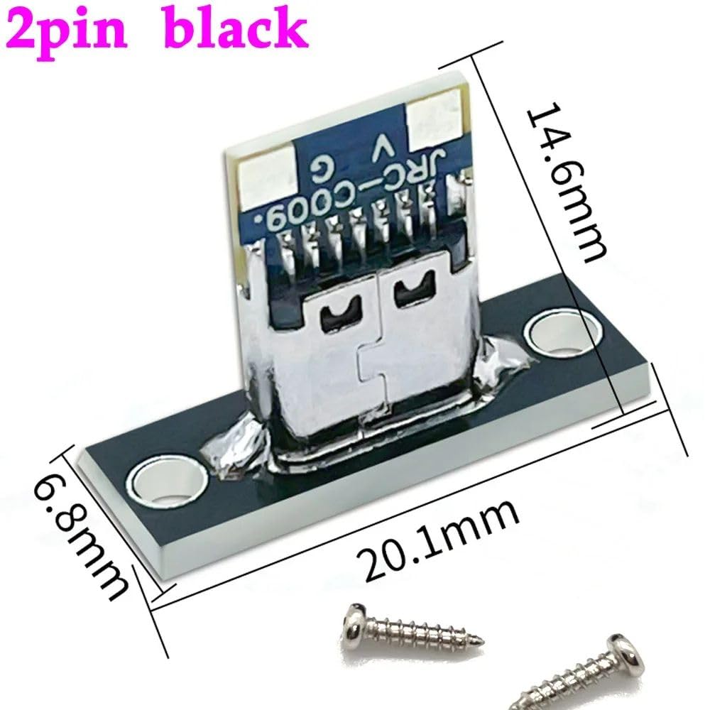 Universal Hub 5PCS USB-C NUT 4 Pin Connector Jack ? Heavy-Duty Type-C Female NUT Socket for Power & Charging - Image 2
