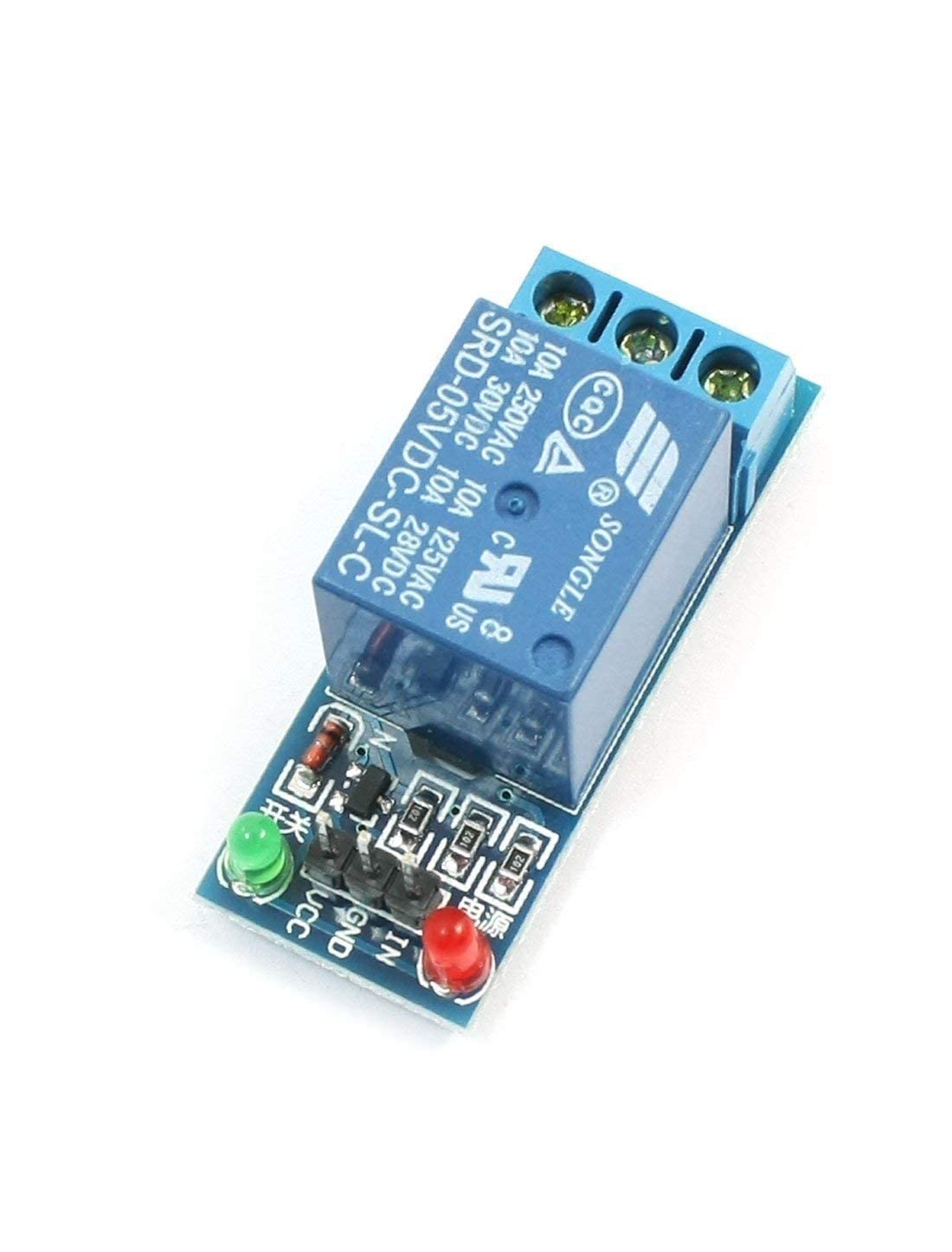 Universl Hub1PCS 5V 1 Channel Relay Module, compatible with 5V Microcontroller, Electronic Component - Image 4