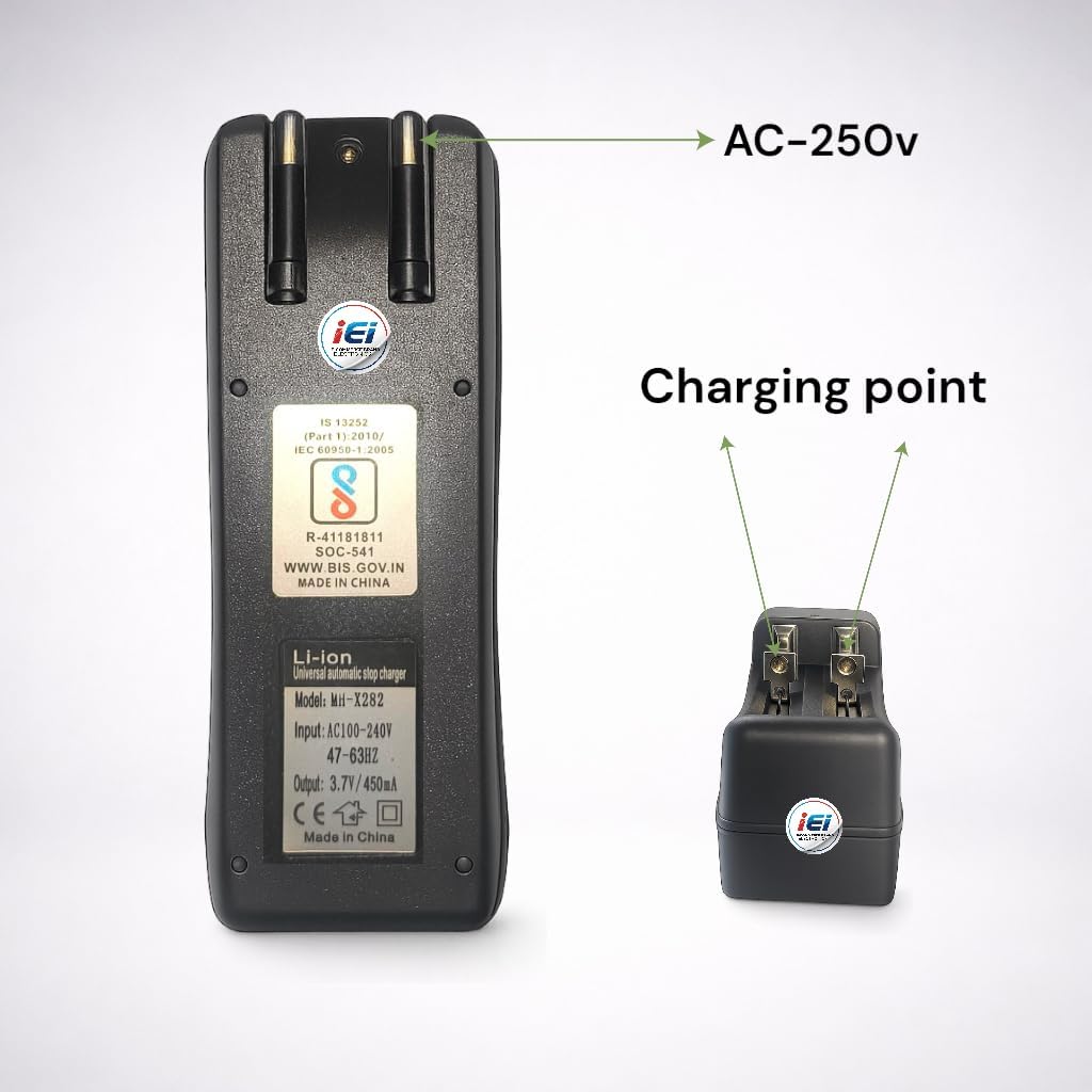 Universal Hub Li-ion Dual Slot Battery Charger for 18650, 3.7V Compatible - Image 6