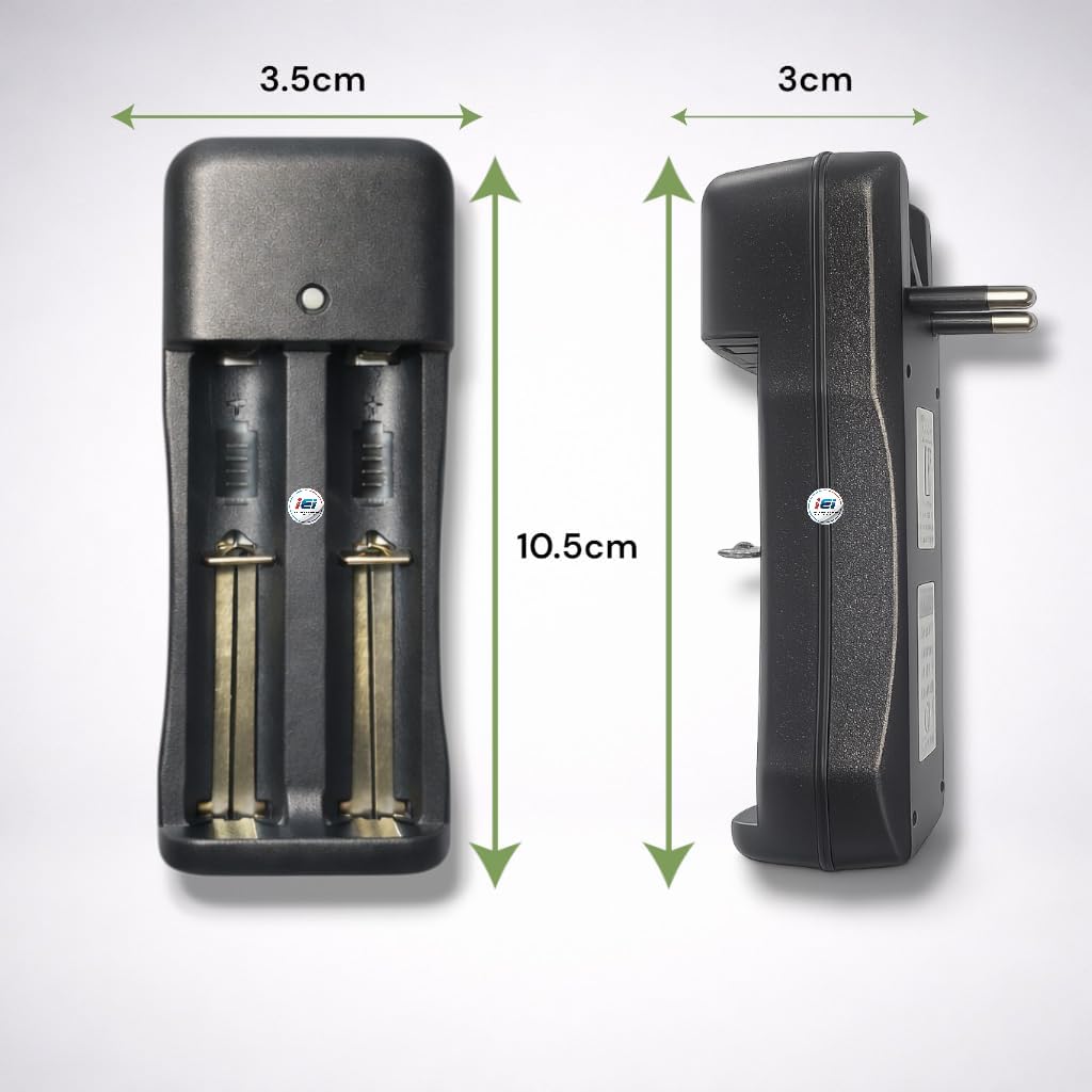Universal Hub Li-ion Dual Slot Battery Charger for 18650, 3.7V Compatible - Image 7