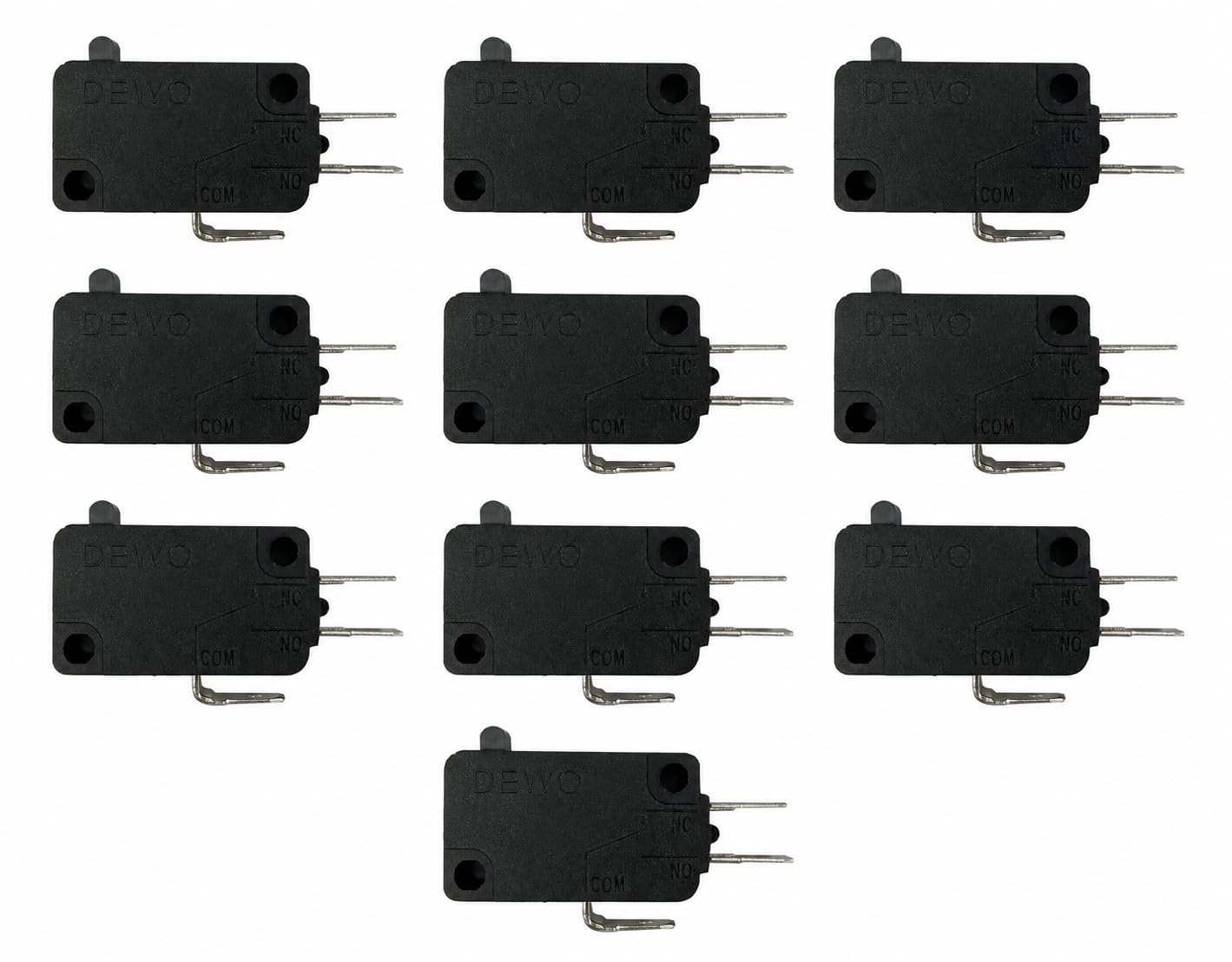 Universal Hub 10Pcs 3-Pin Micro Switch