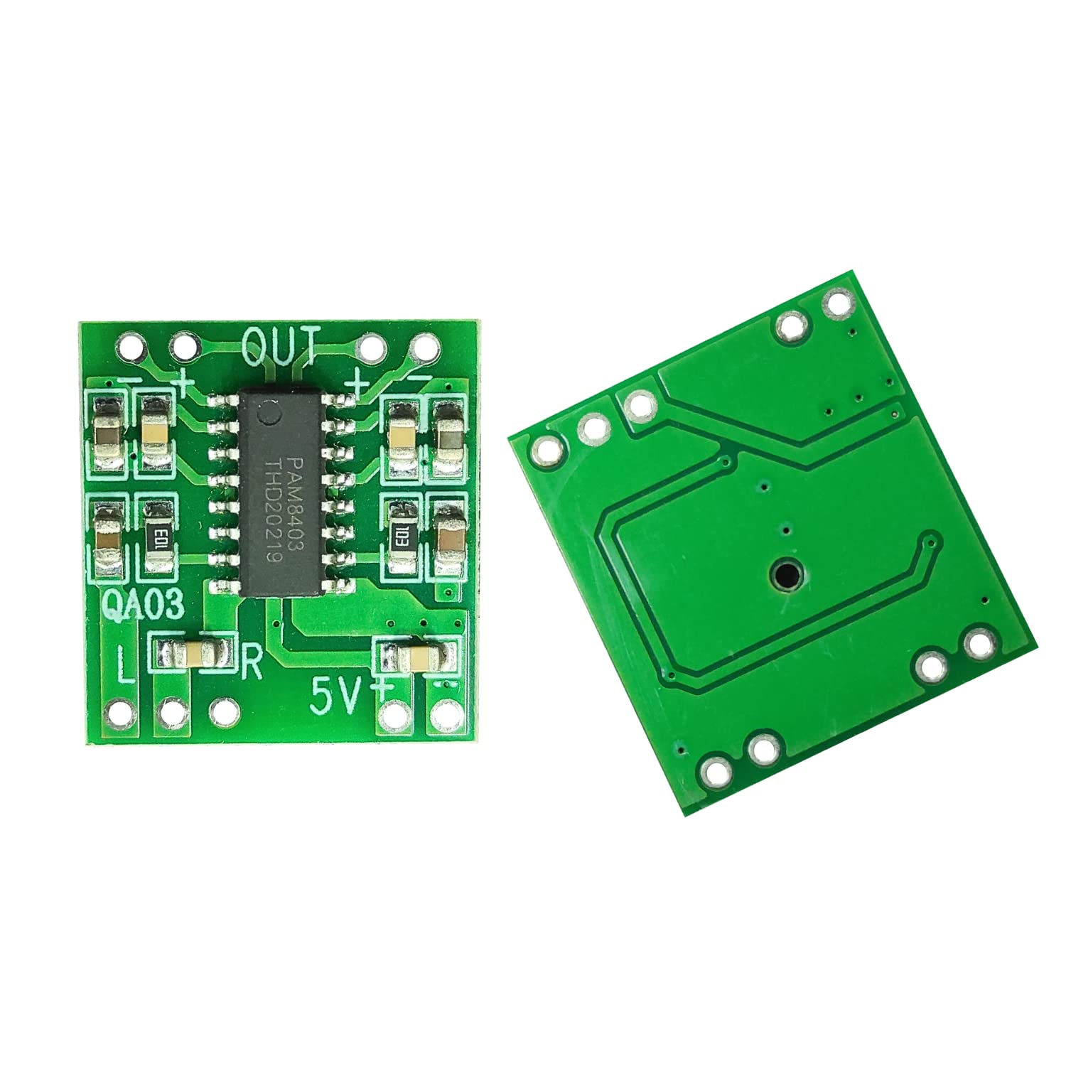 UNIVERSAL HUB PAM8403 Super Mini Digital Amplifier Board Set 2 * 3W Class D Digital 2.5V to 5V Power Amplifier Board kit (Pack of 1) - Image 2