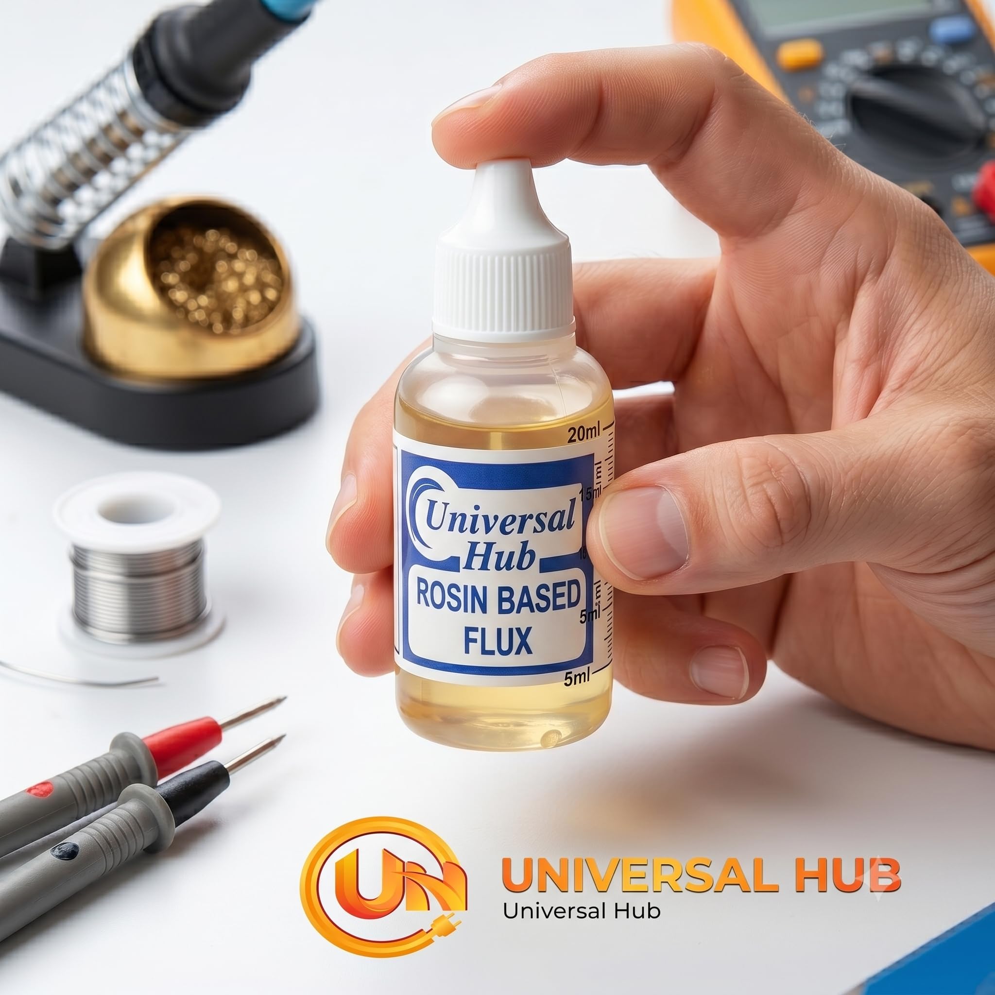 Universal Hub 5 PCS Liquid Rosin Based Soldering Flux, PCB Repair Flux for Mobile, LED and Electronics Projects - Image 3