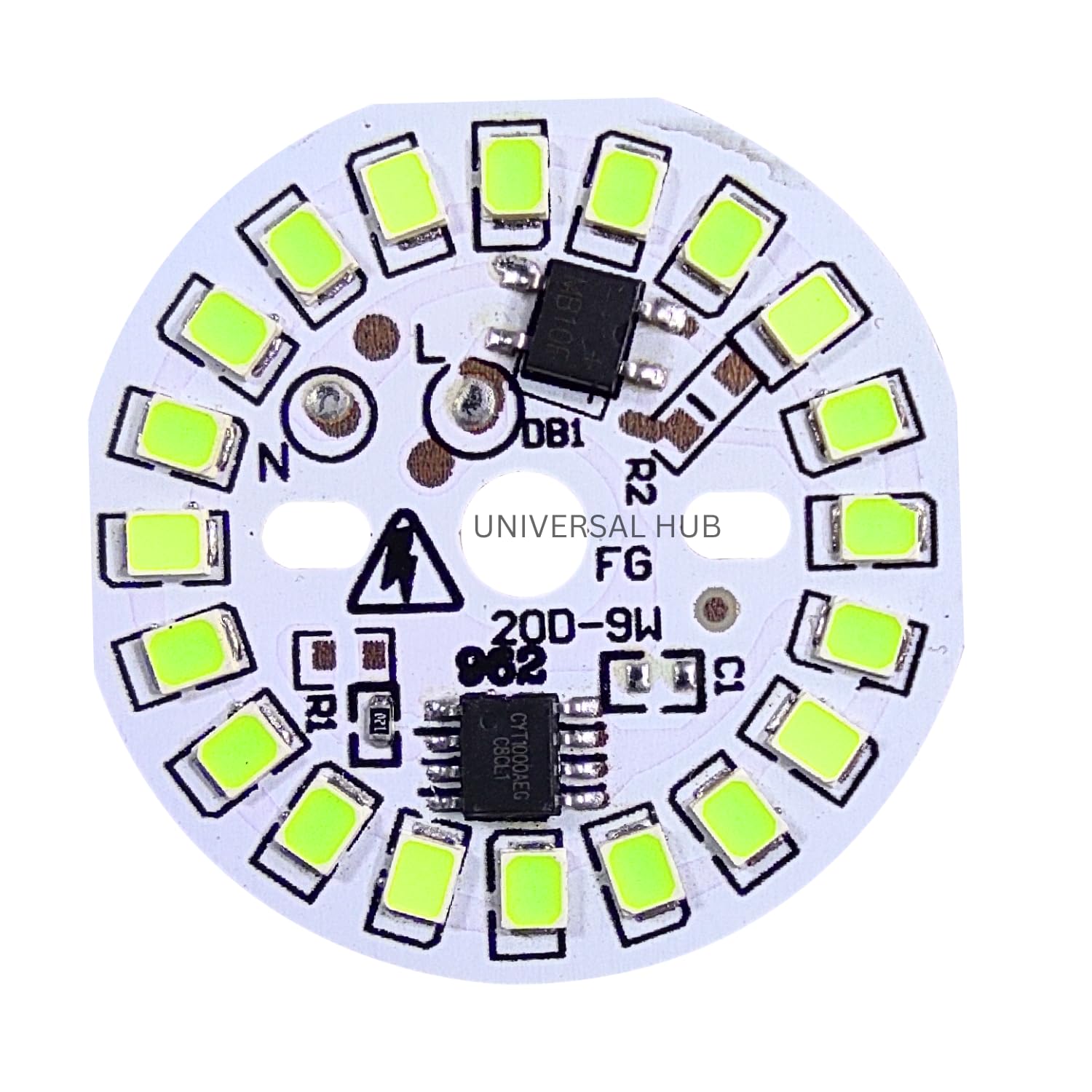 UNIVERSAL HUB 9w DOB Led Light High Brightness Direct On Board (Green) - Image 3